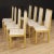 Beige Italian Lacquered and Painted Chairs, 1970s, Set of 8 For Sale - Image 8 of 13