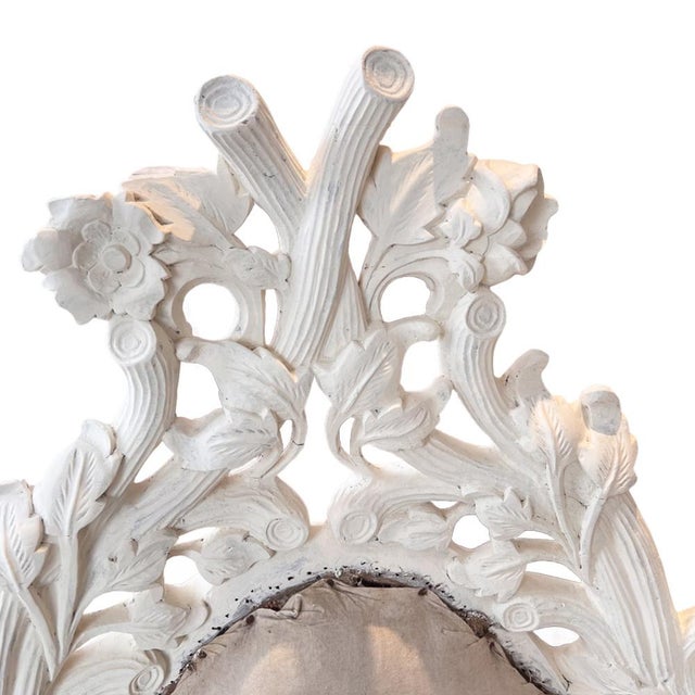 Early 20th Century Italian Carved Wooden Armchairs, 1920s, Set of 2 For Sale - Image 4 of 6