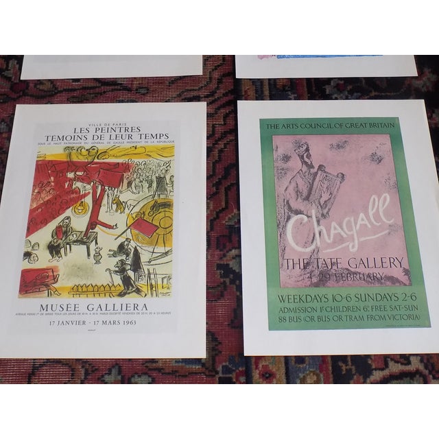 1970s Vintage Mid 20th C. Marc Chagall Poster Lithographs - Set of 9 For Sale - Image 5 of 12