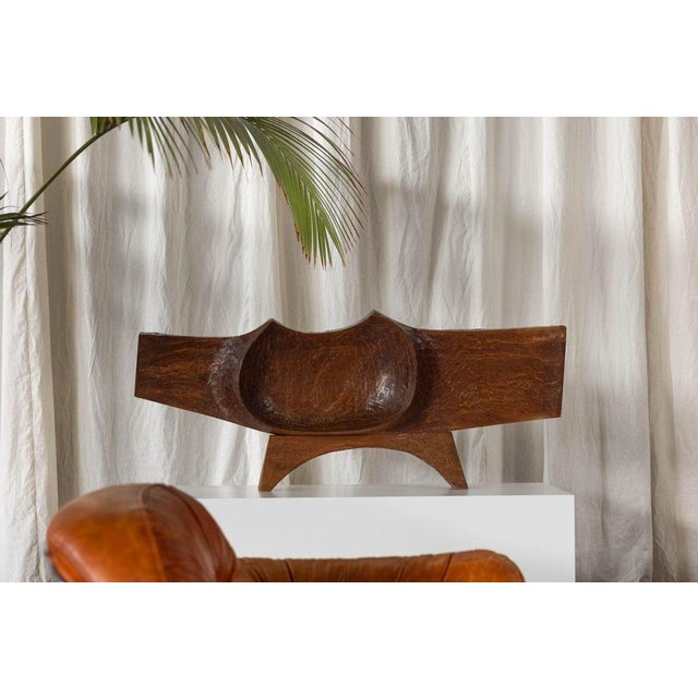 This unique and striking large-scale abstract wooden sculpture was created by Yasuo Fuke (Kagawa, Japan, 1929) in the...