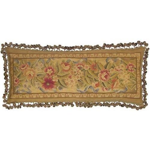 Throw Pillow Aubusson Leaves Leaf 14x36 Blue Overall measurements (inches) 14H x 36W x 4D. Overall Condition is New....