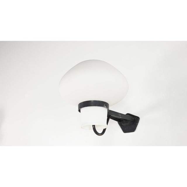 ASEA GA9 Wall Lights by Erik Gunnar Asplund for Asea, Sweden, 1940s, Set of 2 For Sale - Image 4 of 18