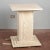 Heavy Travertine Marble Table, 1980s For Sale - Image 6 of 8