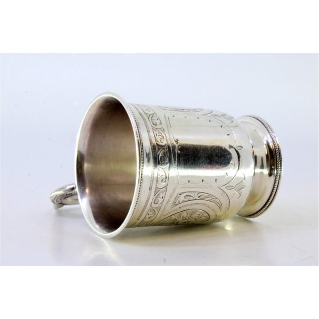 Silver Cup with Engravings For Sale - Image 4 of 7