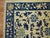 Contemporary Ivory Blue Chinese 20th Century Throw Rug - 3' x 5'10" For Sale - Image 3 of 6