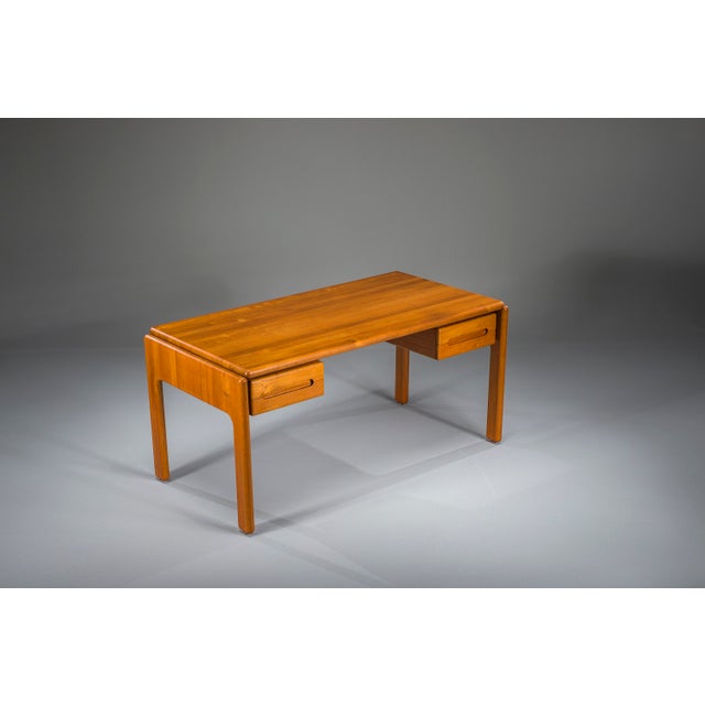 Brown Vintage Danish Cabinetmaker Desk in Teak, 1950s For Sale - Image 8 of 18