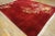 Art Deco 1930s Ruby Red Modern Floral Antique Chinese Art Deco Carpet 8'10" X 11'8" Knotted Wool Rug For Sale - Image 3 of 9