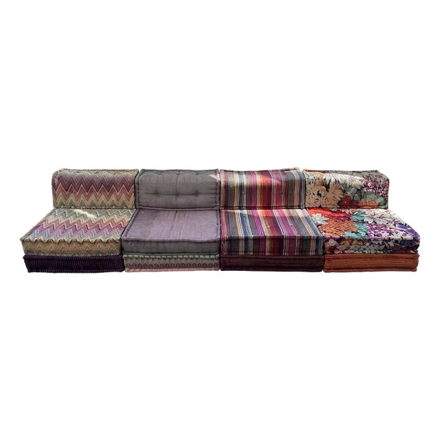 Roche Bobois Missoni Mah Jong Sofa 4-Seater For Sale