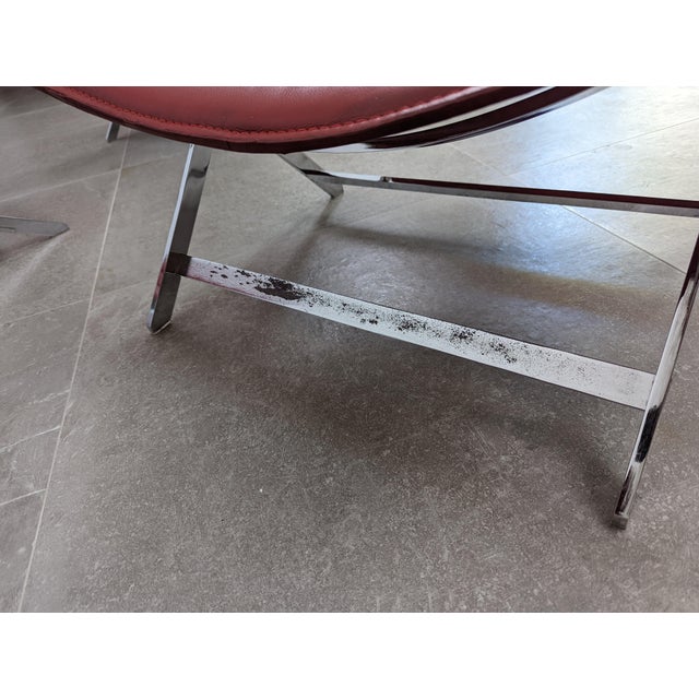 Armchairs and Ottomans, Italy 1980s, Set of 4 For Sale - Image 15 of 17