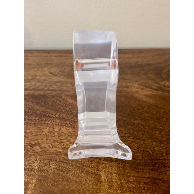 Vintage Mid-Century Lucite Whale Sculpture, Cubist Modern For Sale In Miami - Image 6 of 9