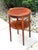 Wood Vintage, Mahogany, Round End/Side Table, With Shelf, and Inlaid Wood Design, Federal Style, 1950’s For Sale - Image 7 of 11