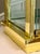 1970s Mastercraft Style after Brass and Glass Mirror Back and Base Tabletop Display Cabinet For Sale - Image 10 of 17