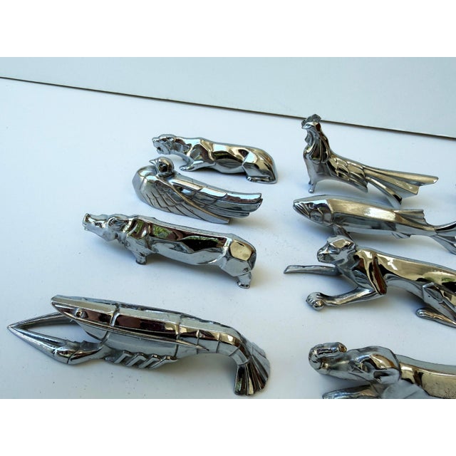Set of 12 Art Deco Silver-Plated Figural Knife Rests, in the Manner of Christofle For Sale In Buffalo - Image 6 of 10