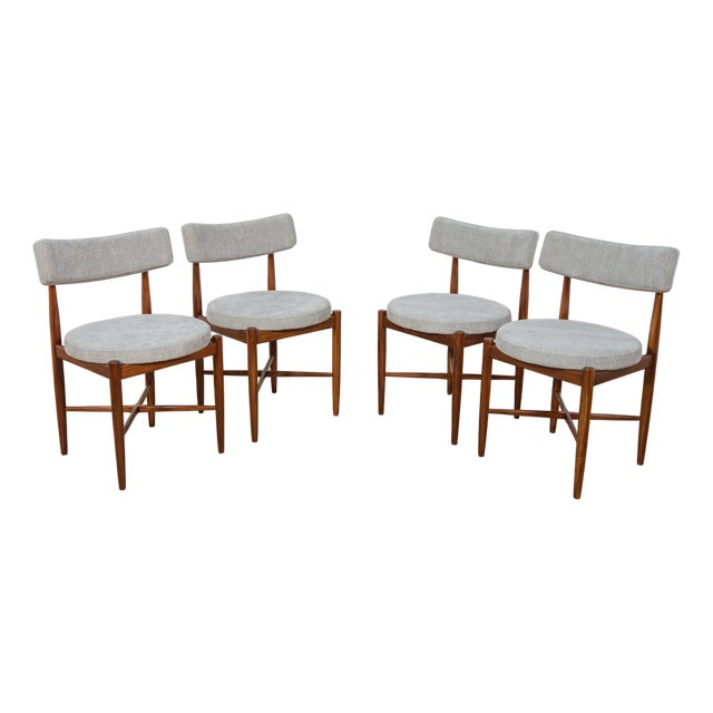 Mid-Century Teak Dining Chairs by Ib Kofod Larsen for G-Plan, 1960s, Set of 4 For Sale