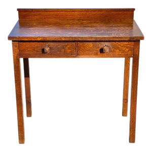 Antique Arts & Crafts Mission Oak Craftsman Serving Table / Buffet Sideboard