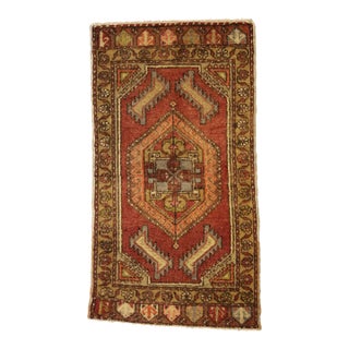 Vintage Turkish Yastik Rug - 01'06 X 02'09 For Sale