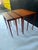 Wood Danish Teak Nesting Tables Vejle Stolefabrik For Sale - Image 7 of 9