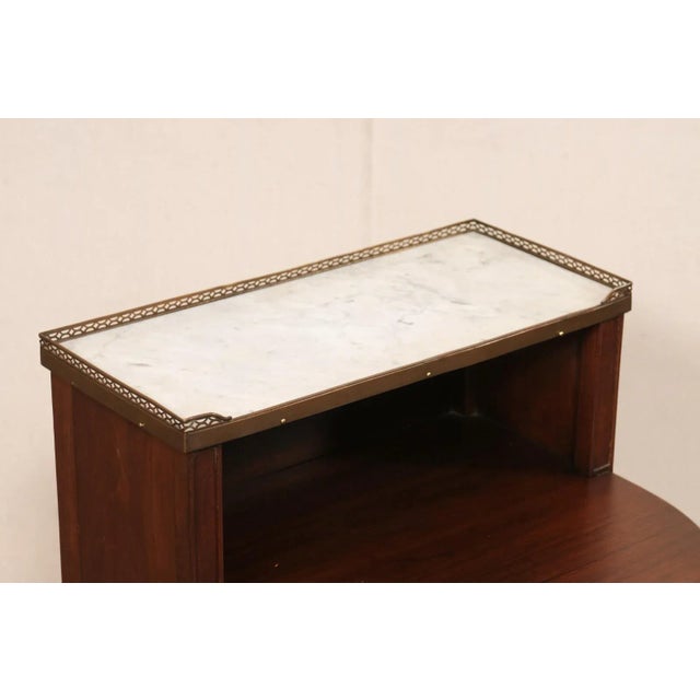 Late 20th Century French Louis XVI Style 2-Tiered End Tables, a Pair For Sale - Image 12 of 12