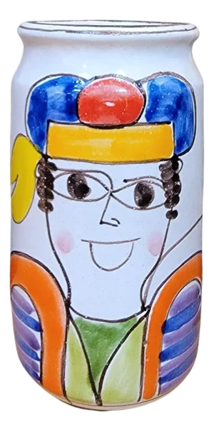 DeSimone Hand Painted Ceramic Vase