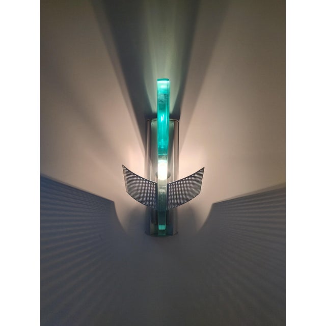 Vintage Icaro Wall Sconces by Carlo Forcolini for Artemide, 1980, Set of 2 For Sale - Image 6 of 18