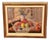 Christian Rhode, Still Life with Vase and Fruits, 1950s, Oil on Canvas, Framed For Sale