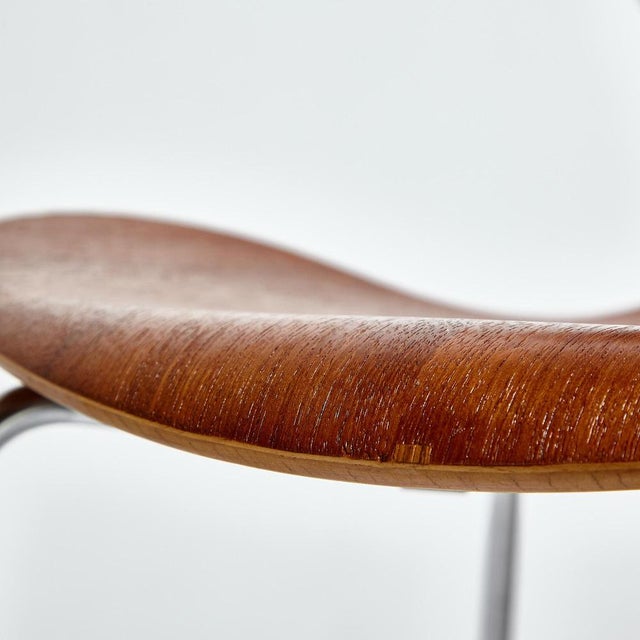 Teak Model 3107 Chair by Arne Jacobsen for Fritz Hansen, 1960s For Sale - Image 9 of 18