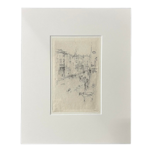James Abbott McNeil Whistler Alderney Street 19th C Etching