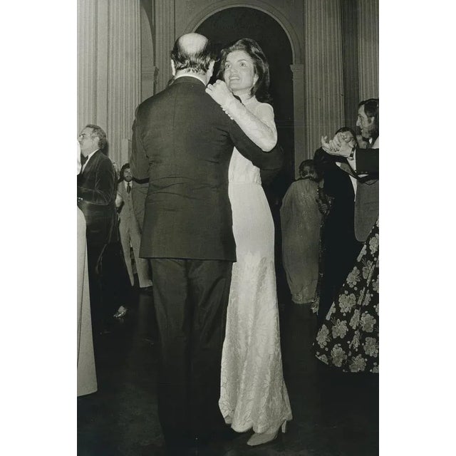 Jackie Kennedy and Alejandro Orfila, Black and White Photograph, 1960s For Sale - Image 4 of 4