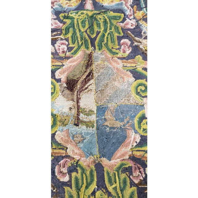 Textile 18th to 19th Century Sampler With Birds & Floral Motif For Sale - Image 7 of 12