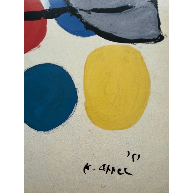White Karel Appel (1921-2006), Het Zonnedier, 1951, Copyright Karel Appel 1984 C/O Beeldrecht Amsterdam....Printed in Holland /no.47 For Sale - Image 8 of 10