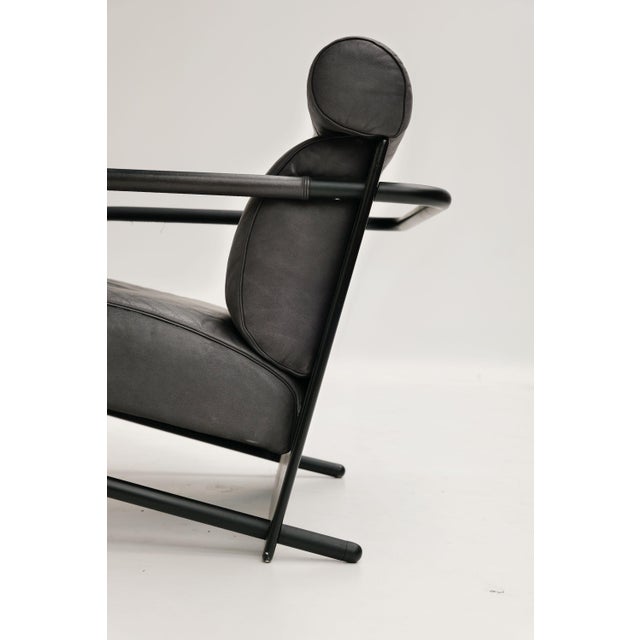 Metal Lounge Chair in the style of Peter Maly for Cor, 1980s For Sale - Image 7 of 10