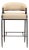 Tatum Taupe Performance Vegan Leather Counter Stool For Sale - Image 9 of 9