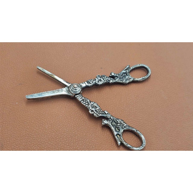 Plated Grape Scissors, 1890s For Sale - Image 6 of 8
