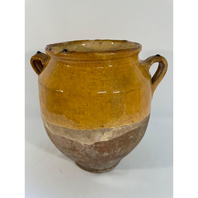 1890s Antique French Drip Glazed Confit Pot Jar For Sale - Image 15 of 18