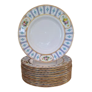Late 19th Century Minton's Nathan Dohrmann Co San Francisco California - 12 Salad Plates