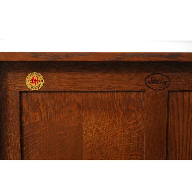 Stickley Mission Oak Arts & Crafts Loveseat For Sale - Image 16 of 18