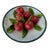 Late 20th Century 5" Christine Viennet French Trompe L’Oeil Porcelain Star Apple Plate For Sale - Image 5 of 10