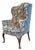 George II Mahogany Wing Chair For Sale - Image 4 of 9