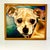 Contemporary 1989 Vintage Large Scale Contemporary Dog Portrait Original Oil Painting, “Chester” Artist Signed For Sale - Image 3 of 13