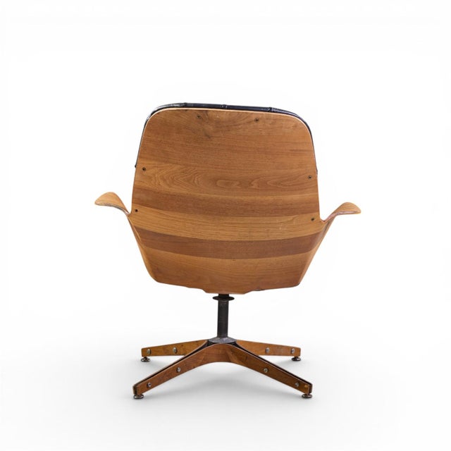 George Mulhauser for Plycraft Mrs. Chair Mid Century Lounge Chairs - Pair For Sale - Image 9 of 12