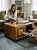 This striking mid-century low-profile cube cabinet is an exceptional example of Hollywood Regency glamour blended with...