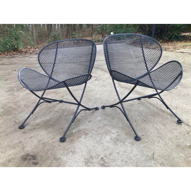 Mid-Century Modern Tempestini Clam Shell Chairs - Set of 2 For Sale - Image 3 of 9