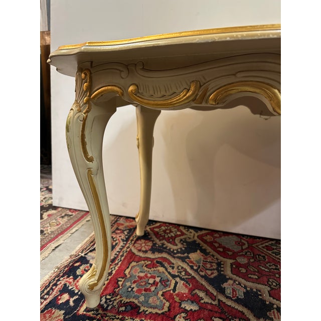 Wood Venetian Style Lacquered Coffee Table, 1950s For Sale - Image 7 of 12