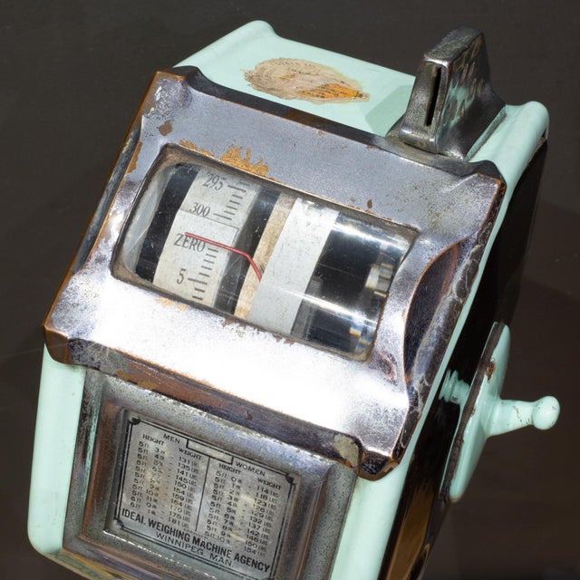 Art Deco Art Deco Ideal Weighing Machine Scale c.1929 For Sale - Image 3 of 10