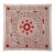 Hand-Embroidered Neutral Tan Suzani Wall Decor 4'9'' X 4'10'' For Sale