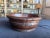 Compact Antique Chinese Wooden Basin With Iron Bands For Sale In Palm Springs - Image 6 of 8