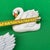 Ceramic Pair of Small Vintage Ceramic Swan Figurine Wall Hangings For Sale - Image 7 of 10