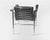 Le Corbusier Vintage LC1 Chair in Leather and Steel by Le Corbusier, Italy, 1970s For Sale - Image 4 of 8