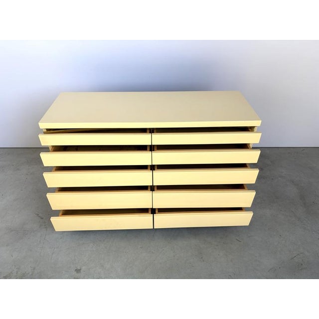 Metal Vintage Chest of Drawers by Jean Claude Mahey, 1970s For Sale - Image 7 of 12
