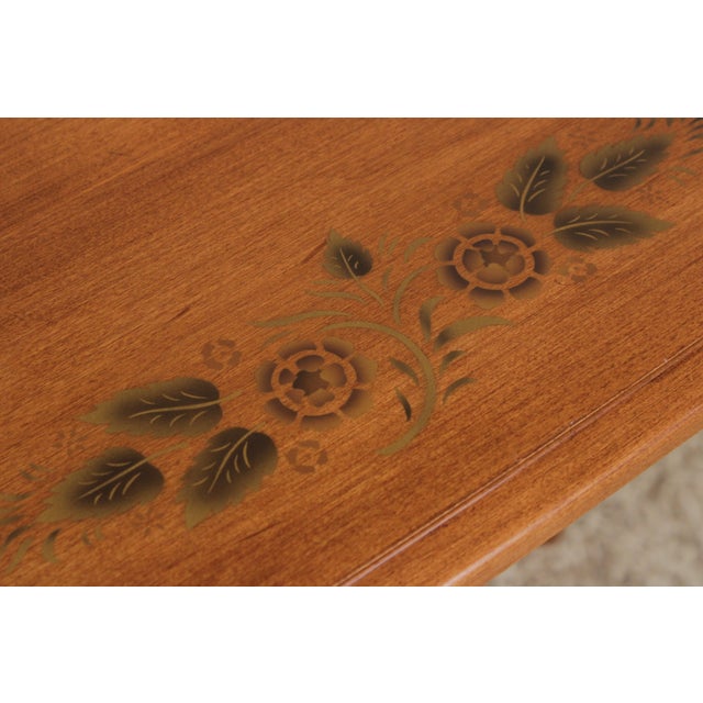 Hitchcock Early American Maple Dropleaf Dining Table For Sale - Image 12 of 17
